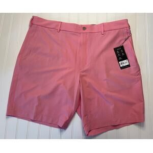NWT Walter Hagen Pink Micro Stripes Performance Shorts Golf 9" Inseam Men's 40